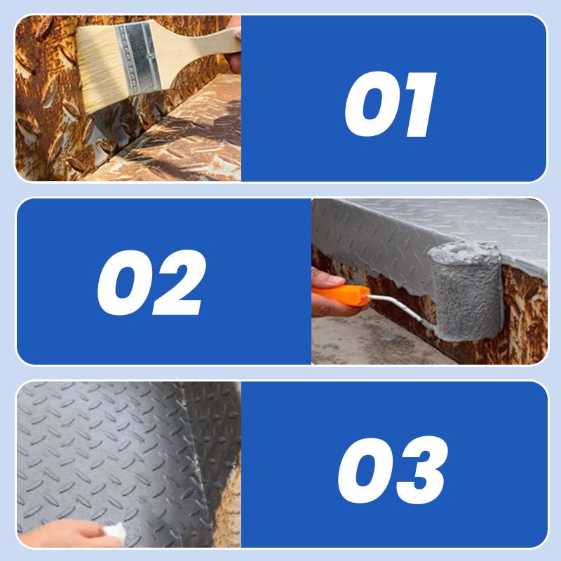 💥2025 New Arrival 🔥Waterproof Rust Remover😮Solve fading, leaking, peeling and rusting